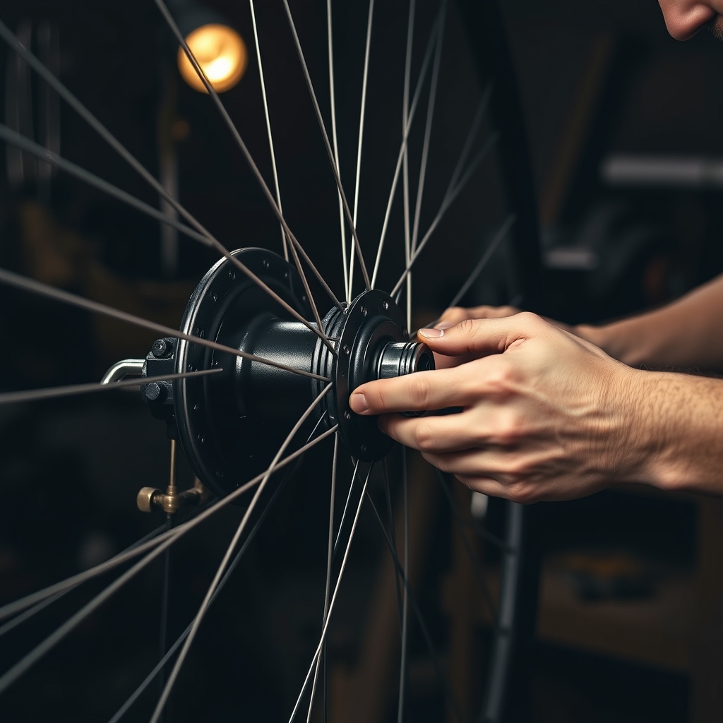 We lace the wheel to your weight