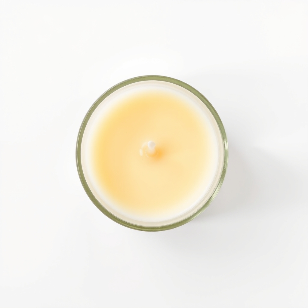 Beeswax & Rose Geranium Candle