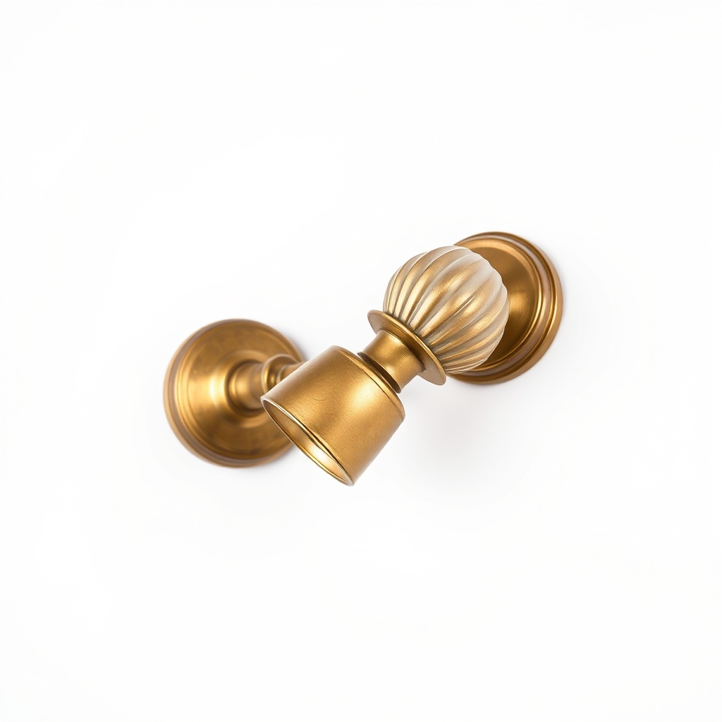 Brass hotel wall sconce