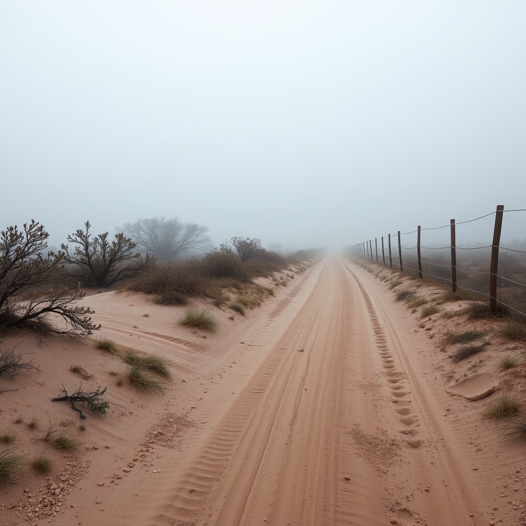 Elands Bay farm track — 40 km of dust