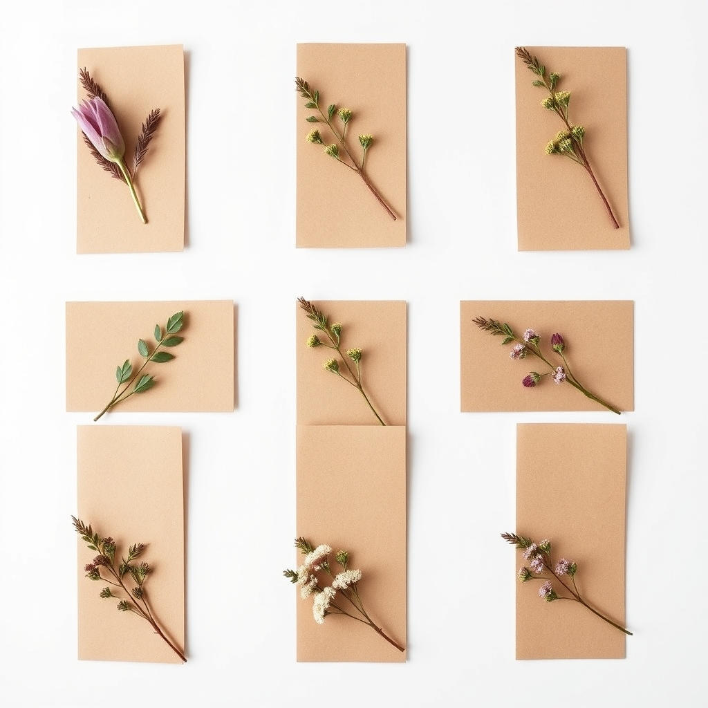 Pressed Fynbos Bookmarks, Set of Six