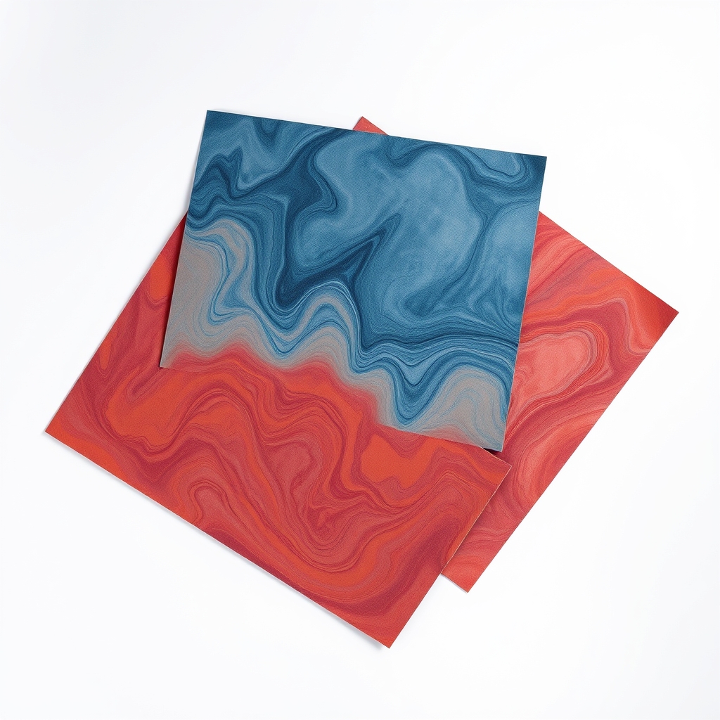 Marbled Endpapers, Ten Sheets
