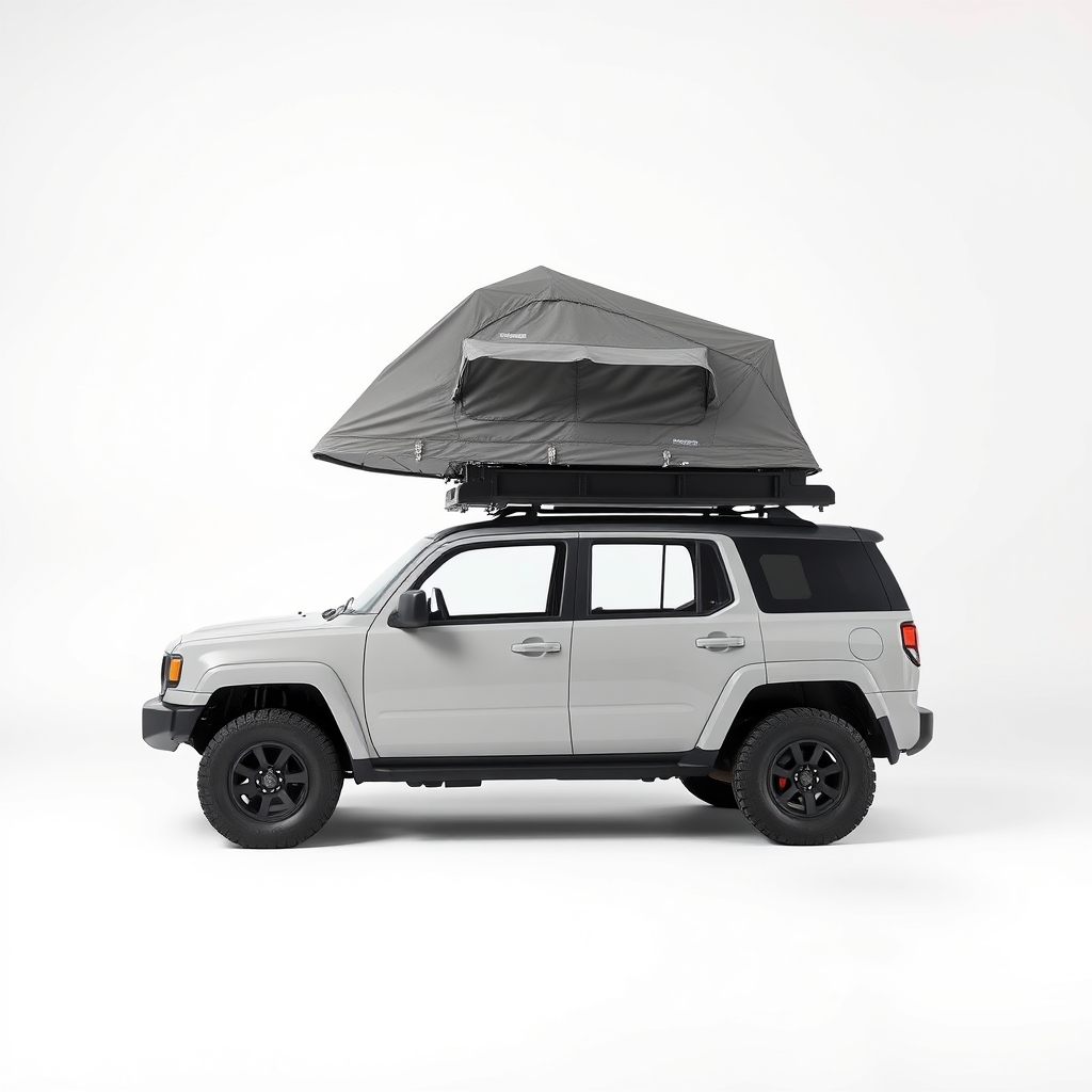 Hard-shell rooftop tent