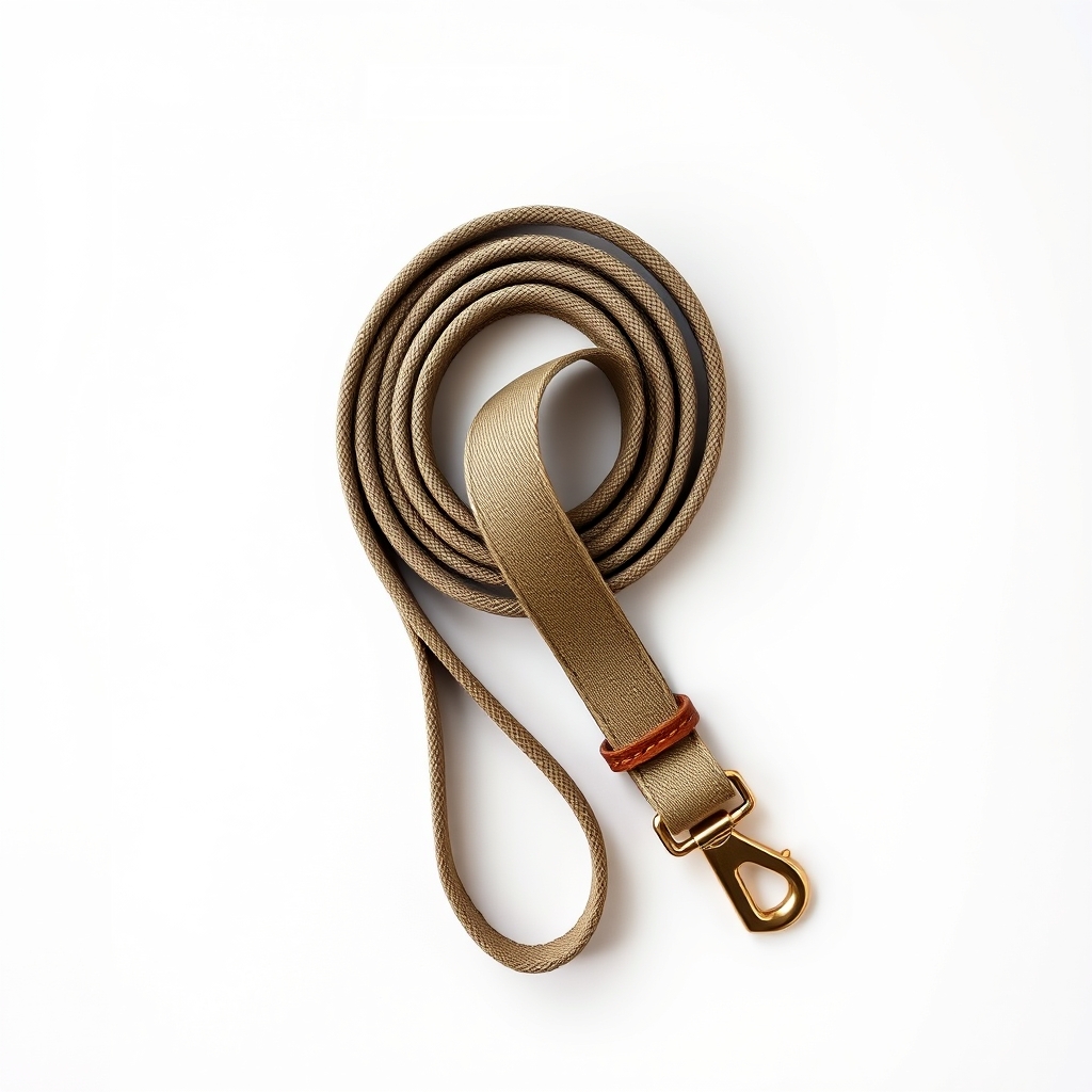 Canvas lead, brass clip