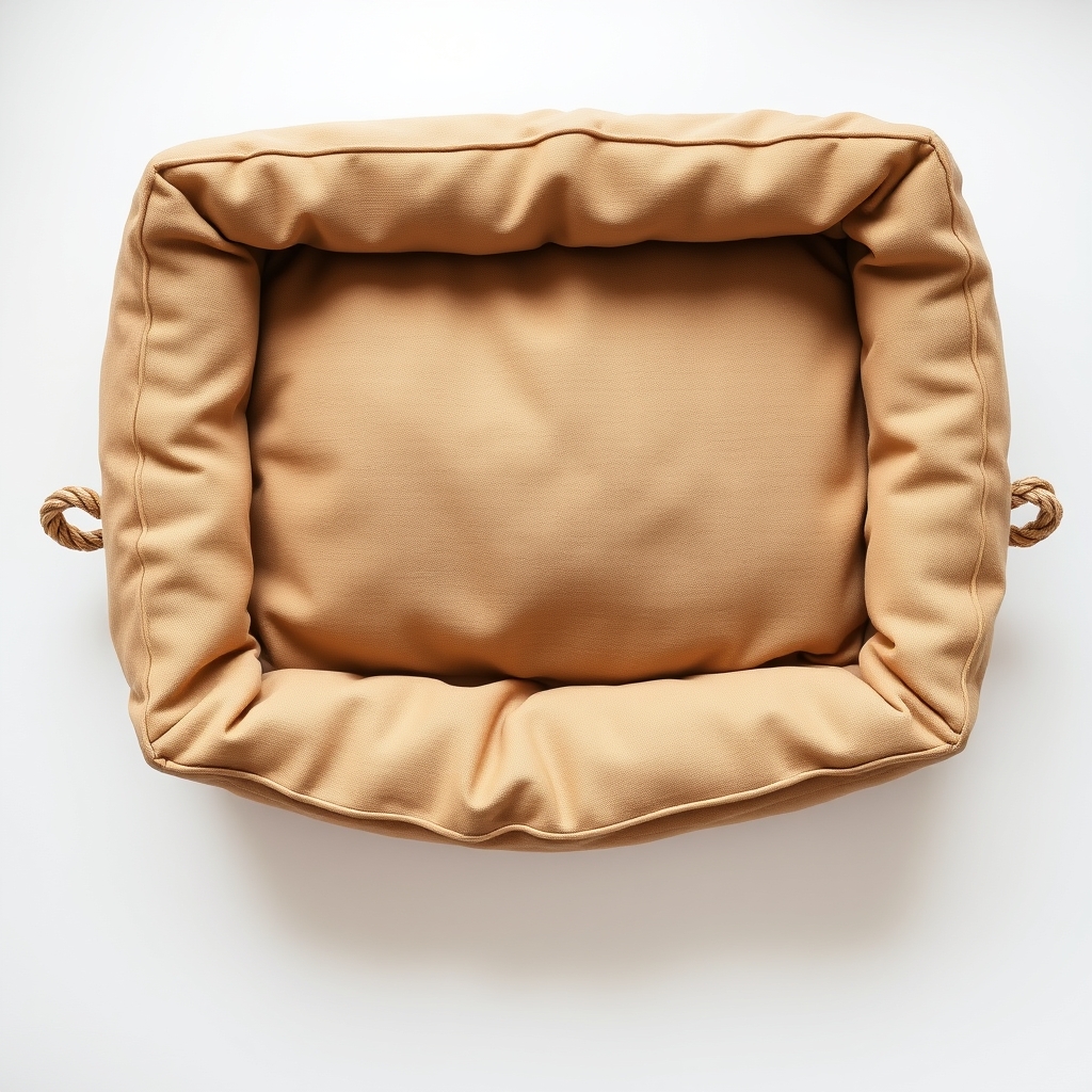 Canvas kennel bed