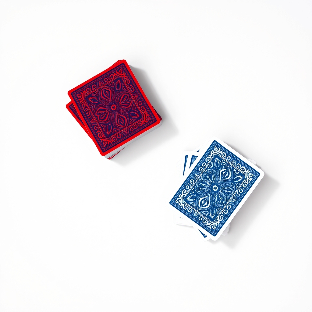 Plastic playing cards, pair of decks