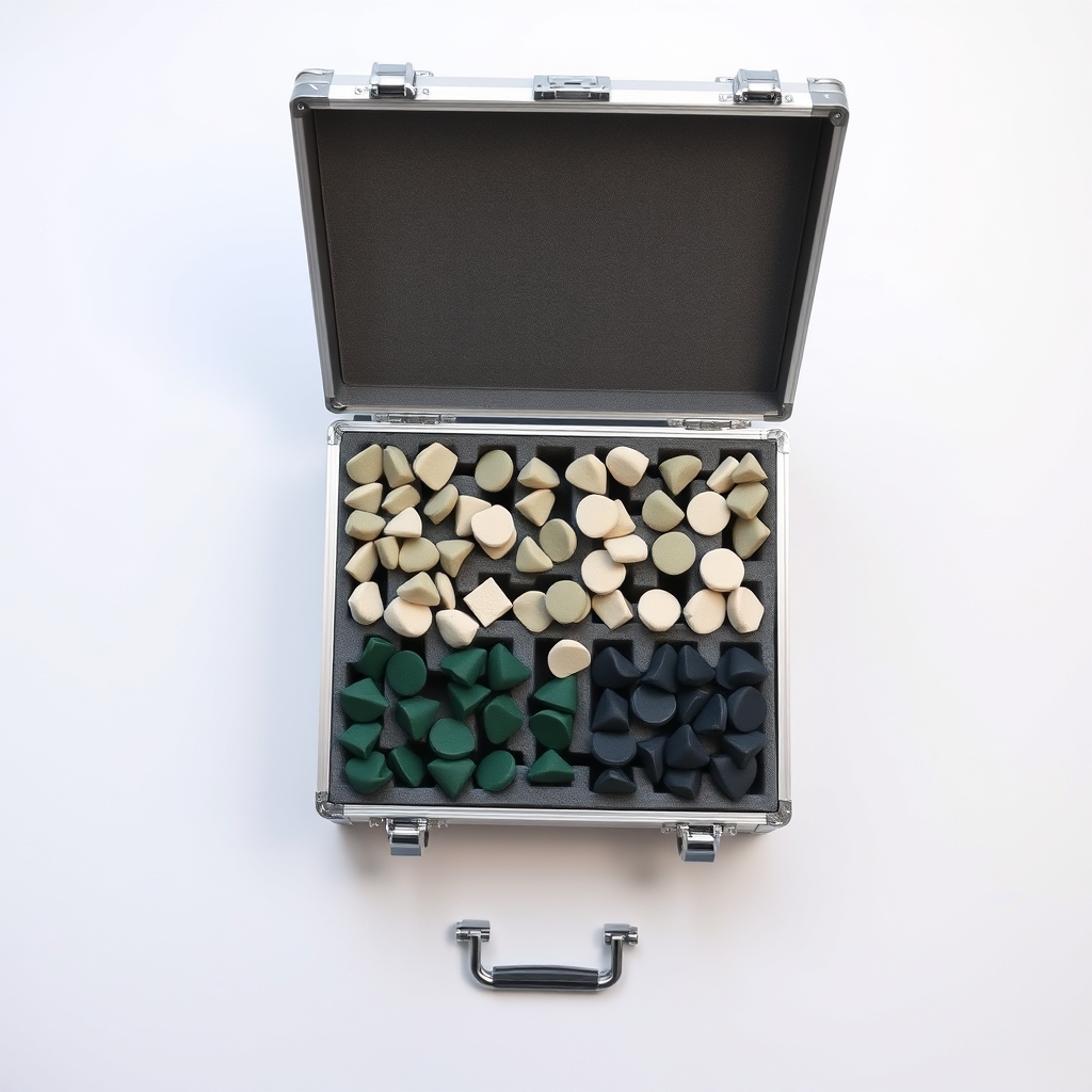 Clay composite chip set, 500 pieces