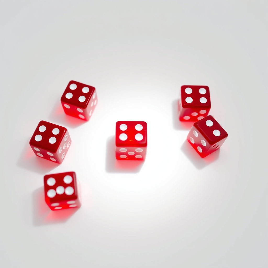 Precision dice, set of five