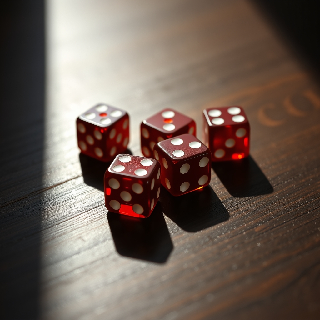 Dice cut true, not tumbled round