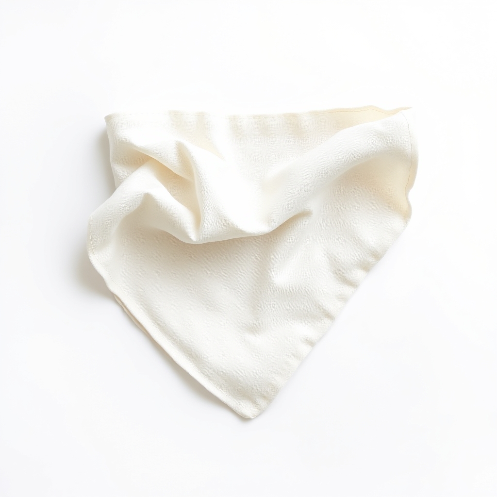 Rolled-Edge Linen Pocket Square