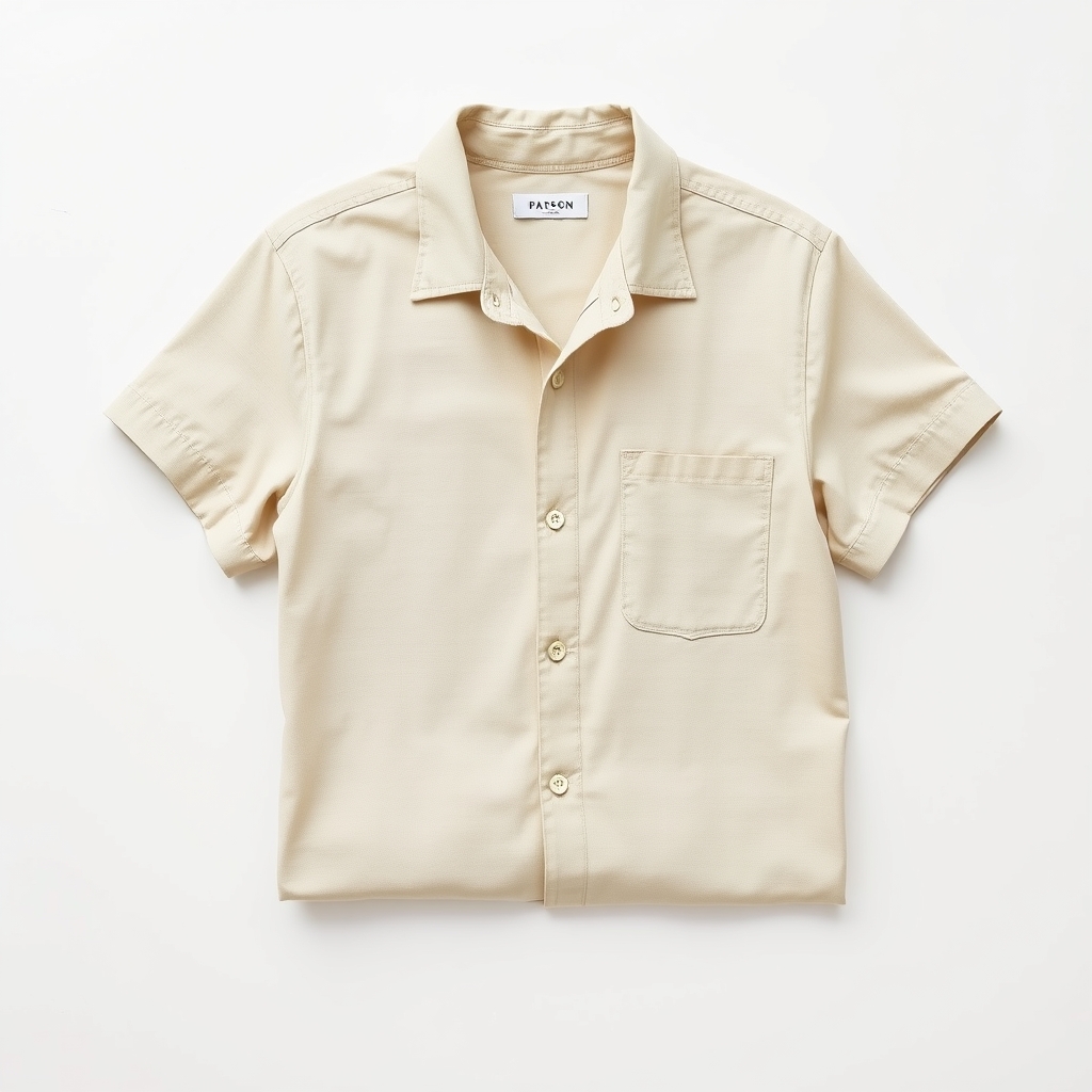 Washed Linen Camp Shirt