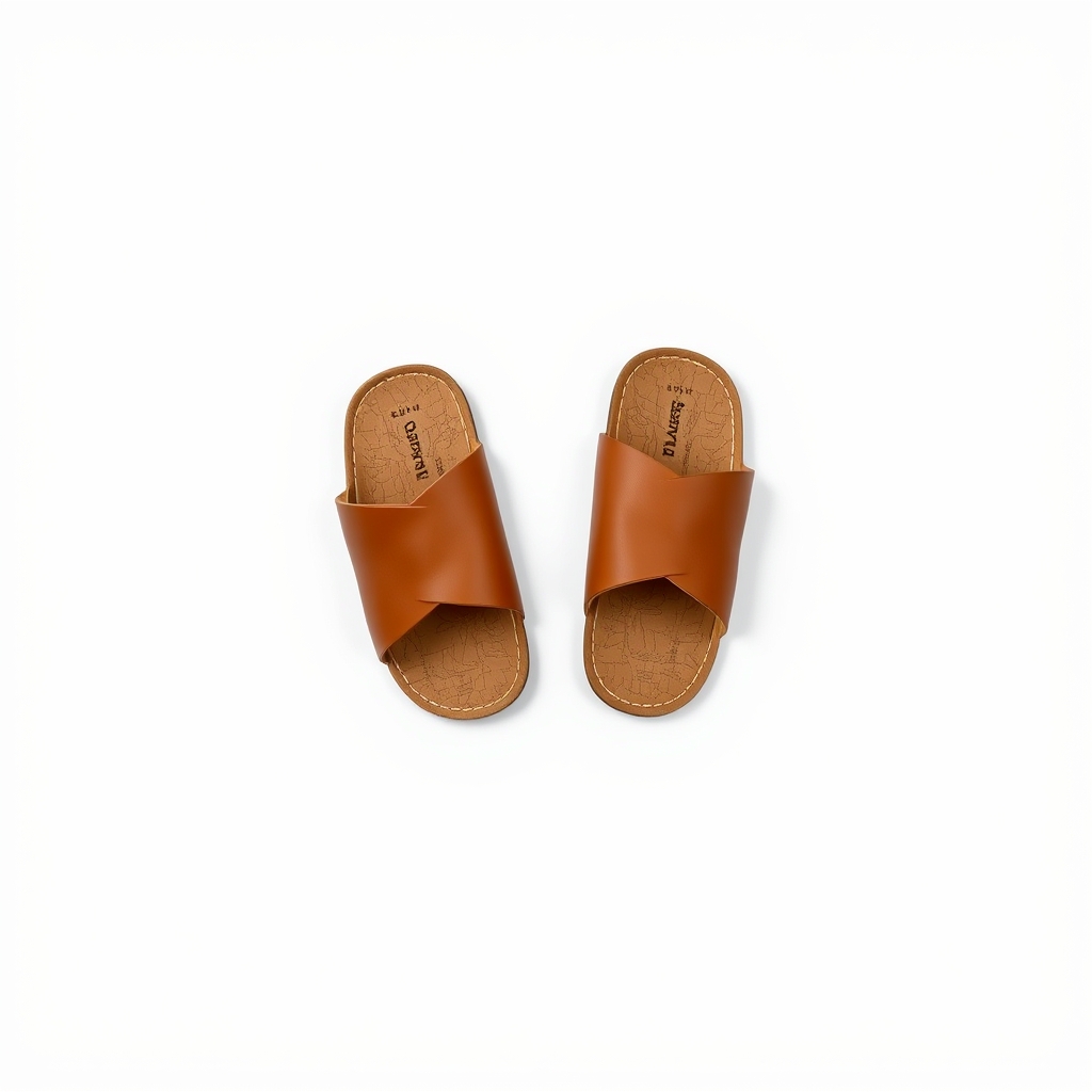 Leather Slide Sandal