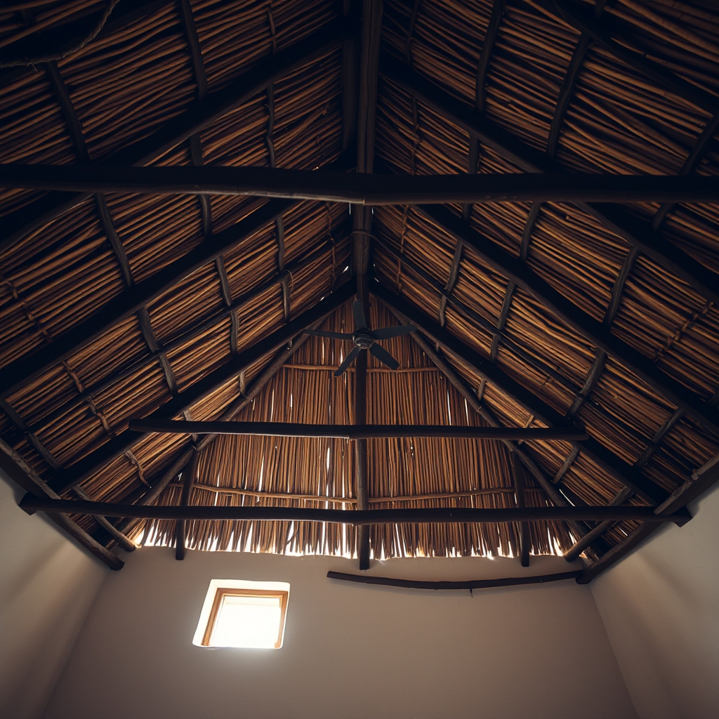 Inside a new roof