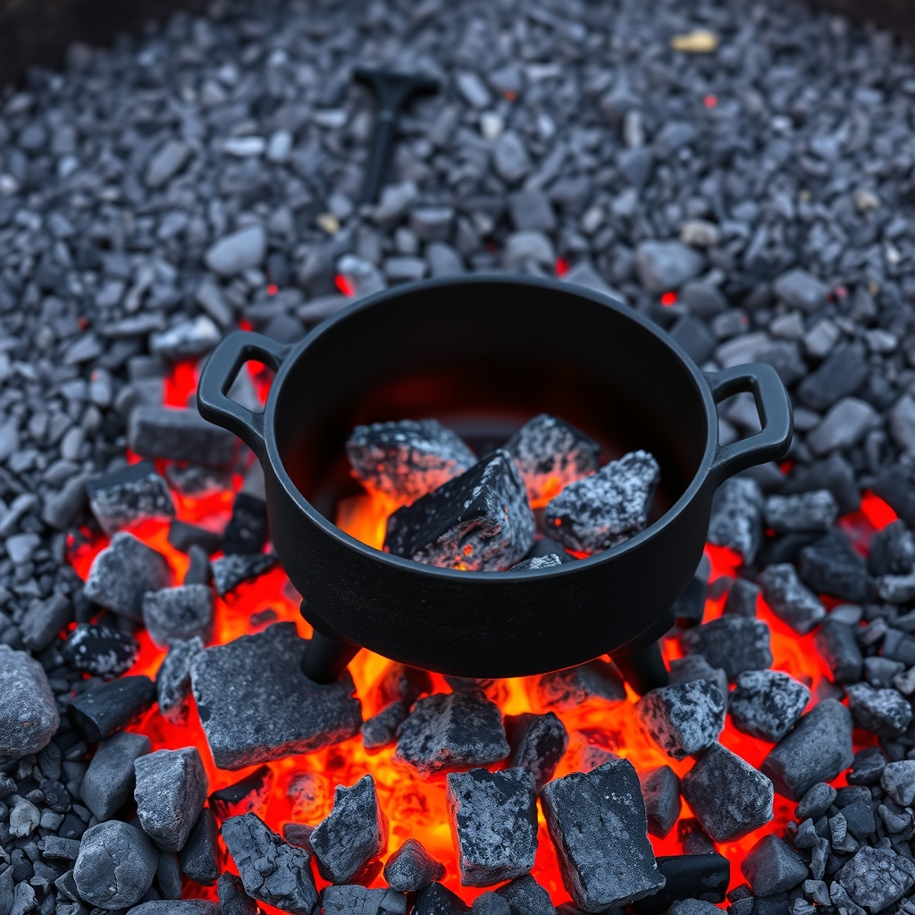 Coals, not flame