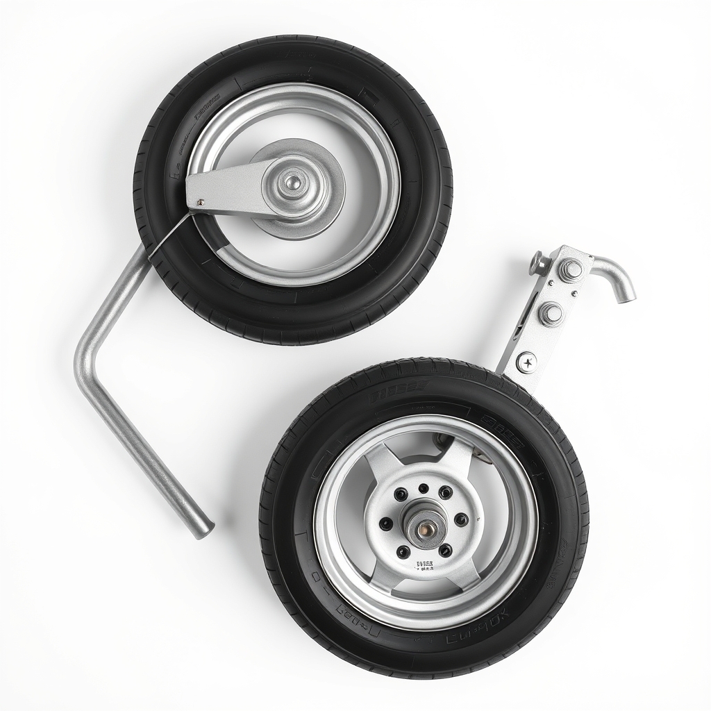 Dissel Jockey Wheel & Spare Carrier