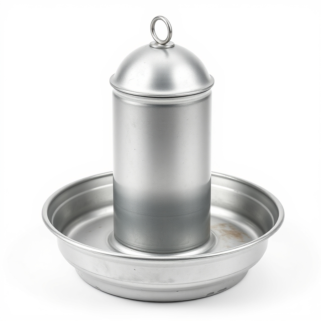 Galvanised fountain drinker, 5 litre
