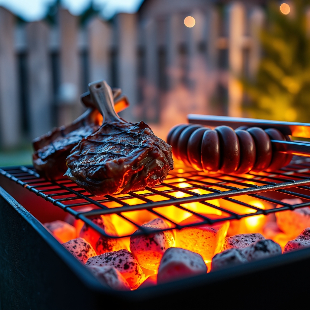 Braai — coarse rub, an hour ahead