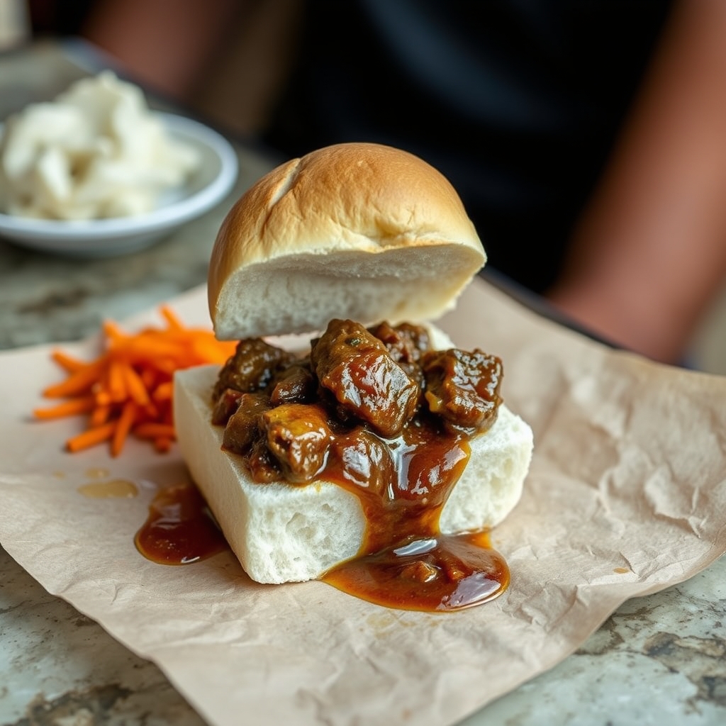 Bunny chow — Durban masala, hot