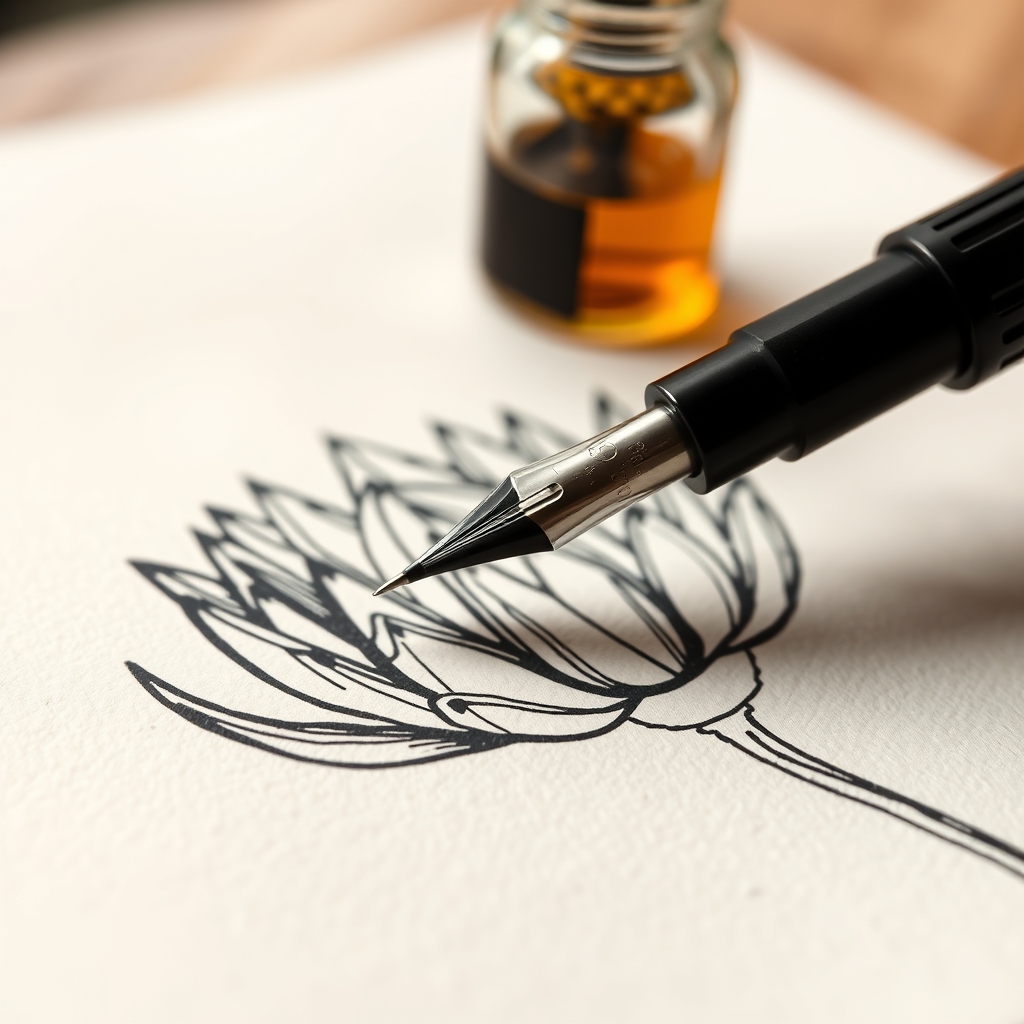 Two — the inked line