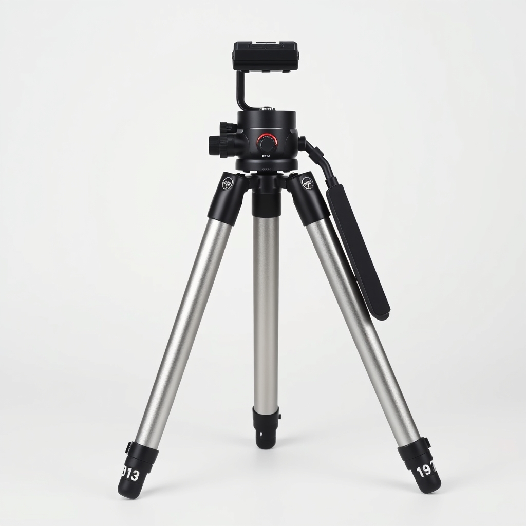 Aluminium Tripod & Fluid Head