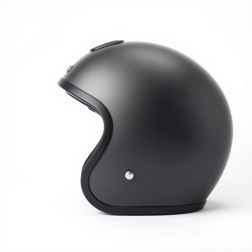 Satin refinish helmet