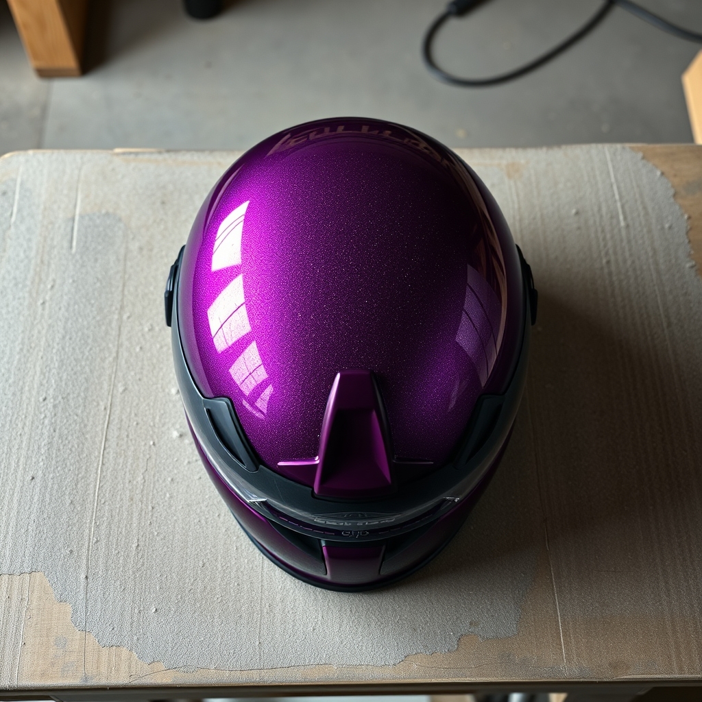 Heavy flake shell, cut and buffed
