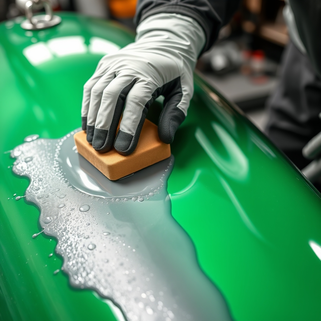 Wet sanding between clear coats