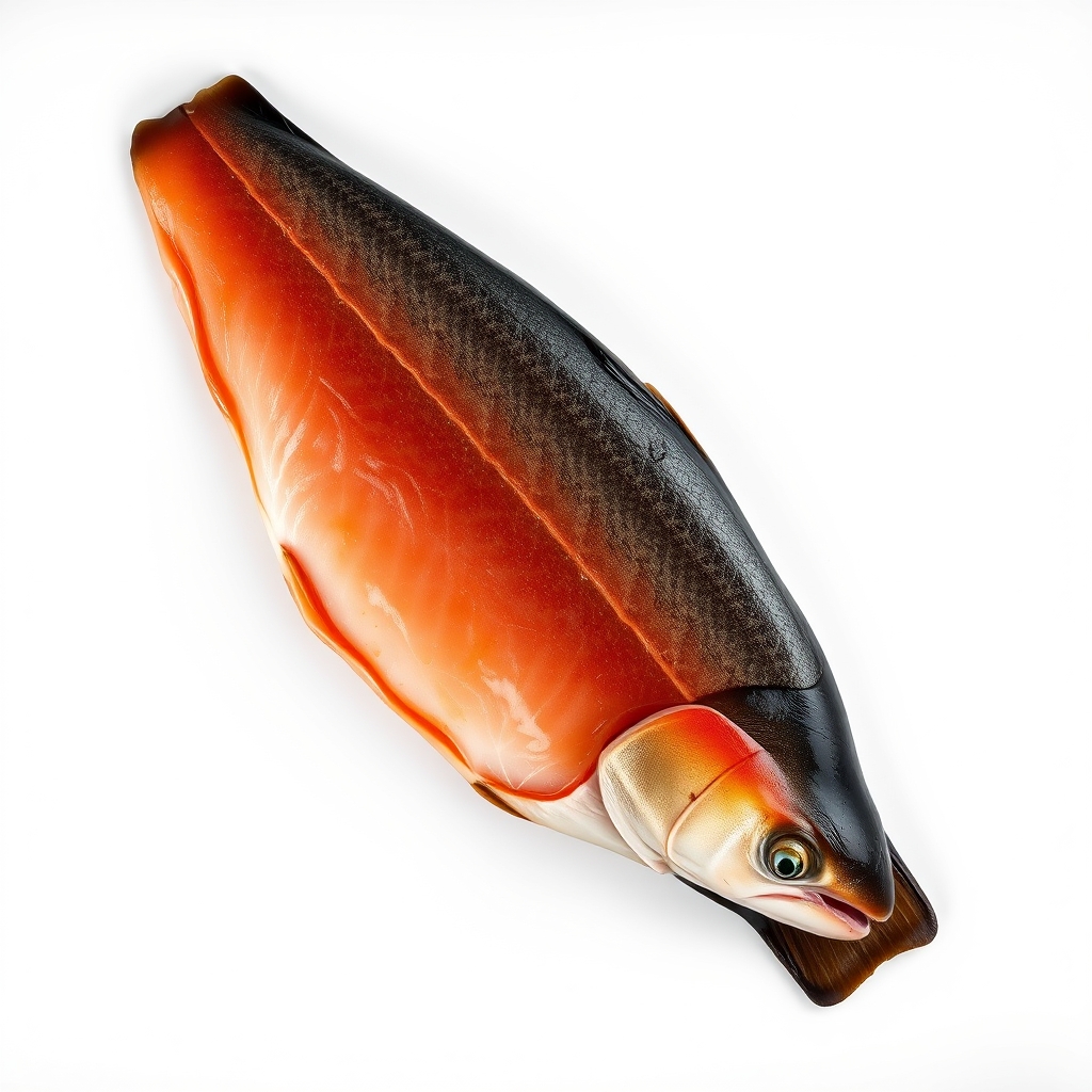 Cold-smoked trout side