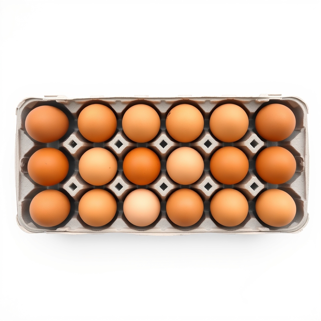 Free-Range Eggs, Tray of 18