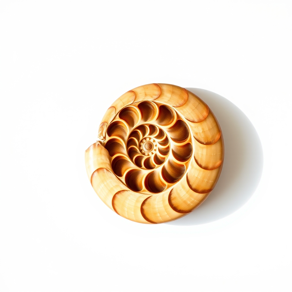 Polished Ammonite Half