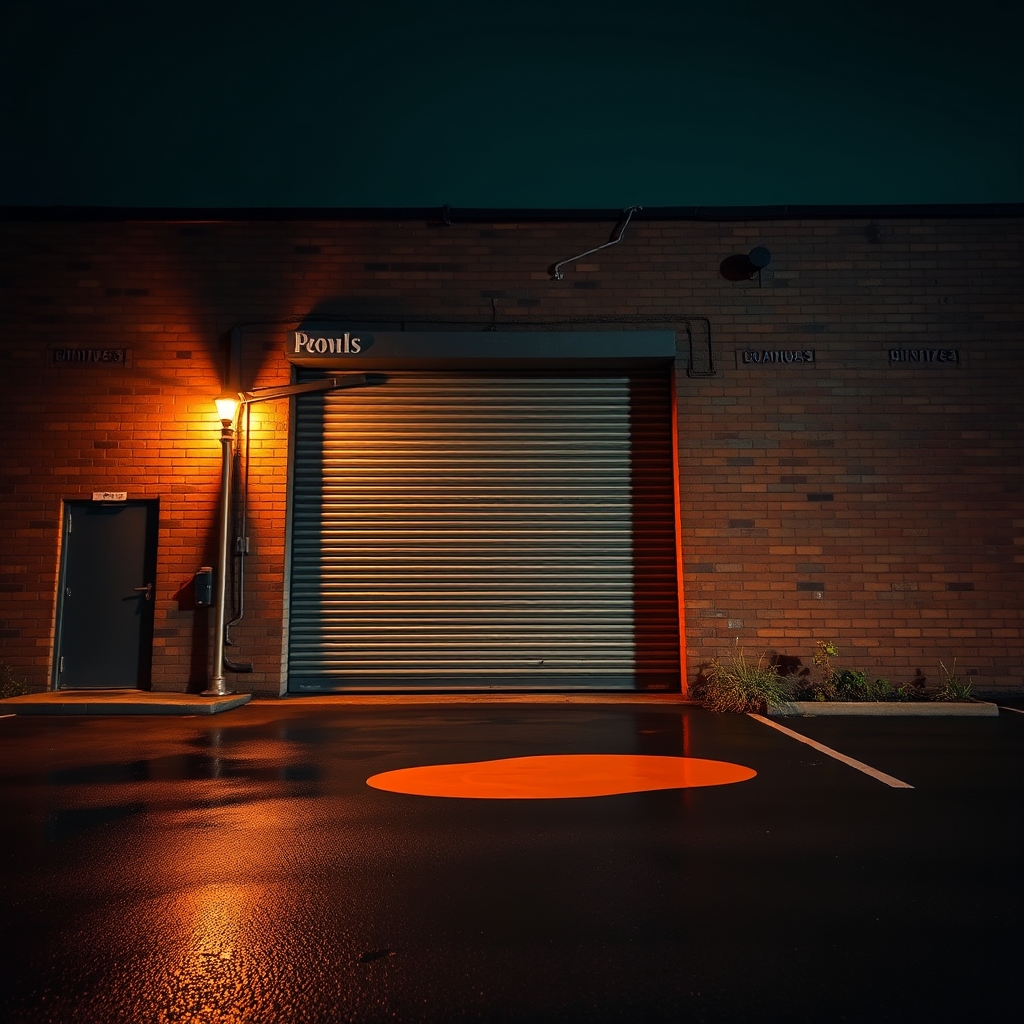 The loading bay off Melle Street