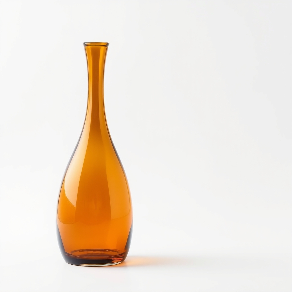 Amber carafe, one litre