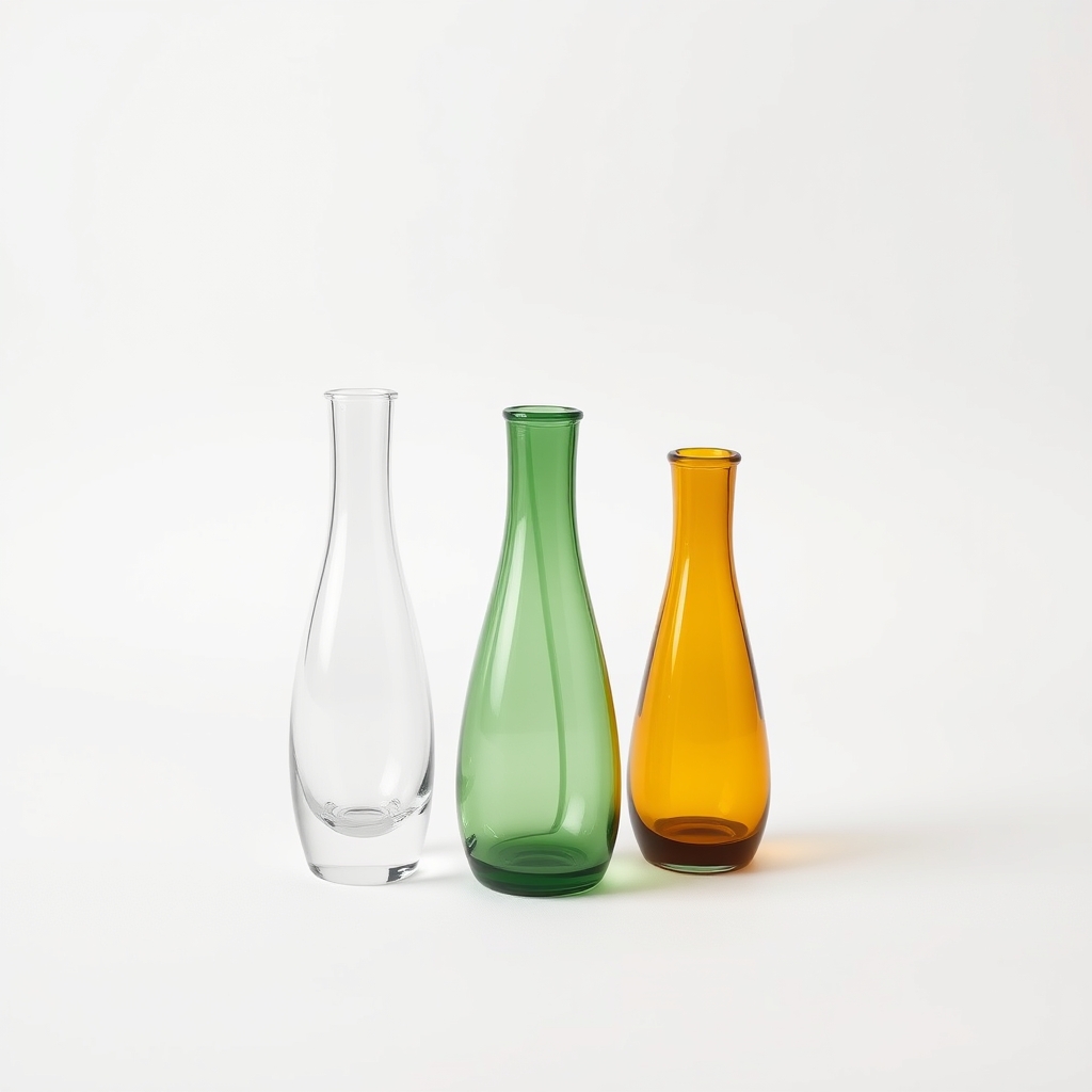 Bud vases, set of three