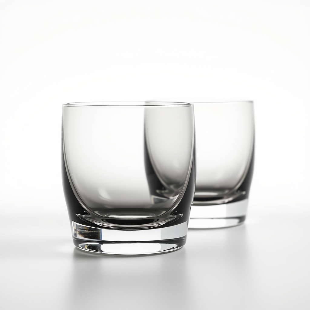 Whisky tumblers, pair