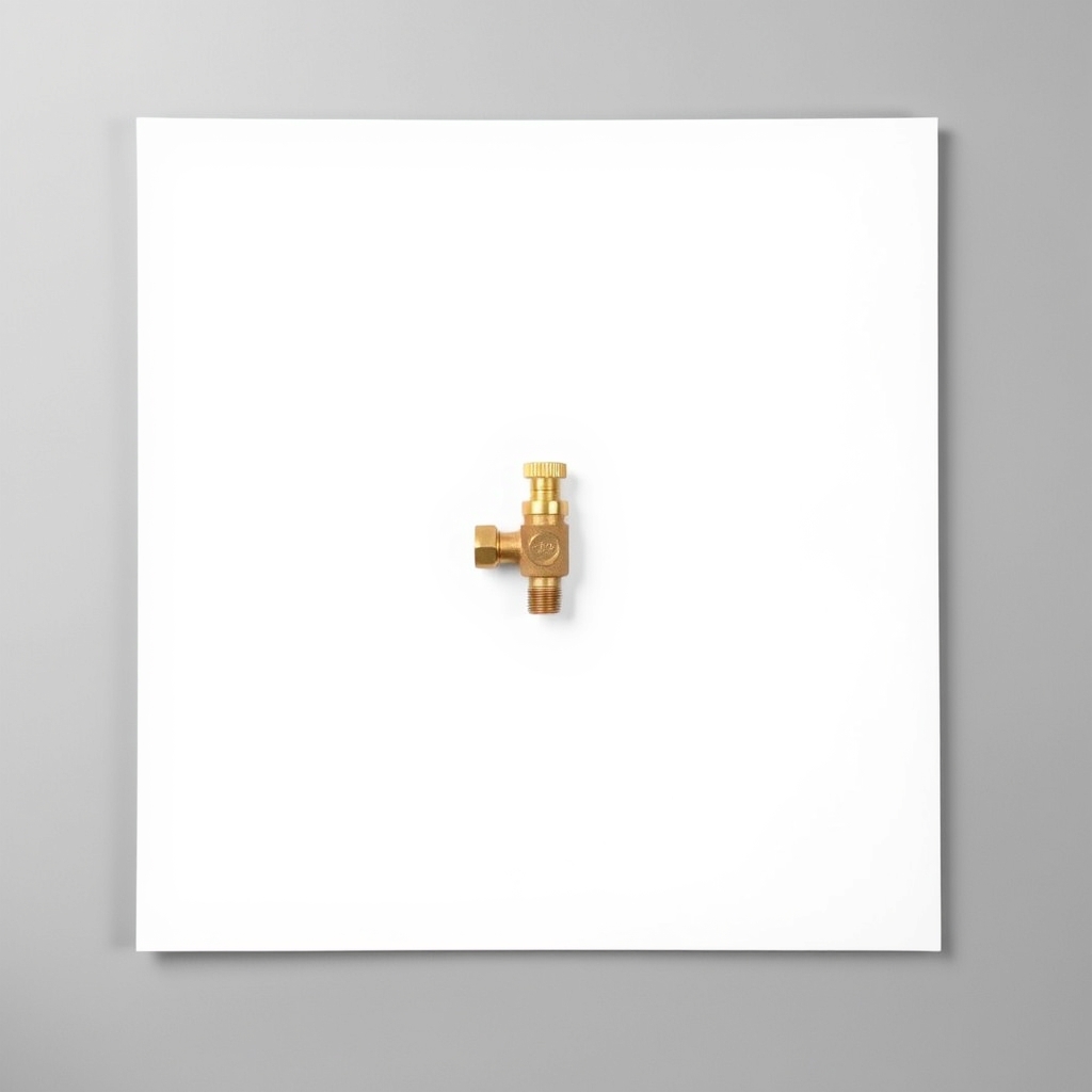 Brass stopcock, 15mm