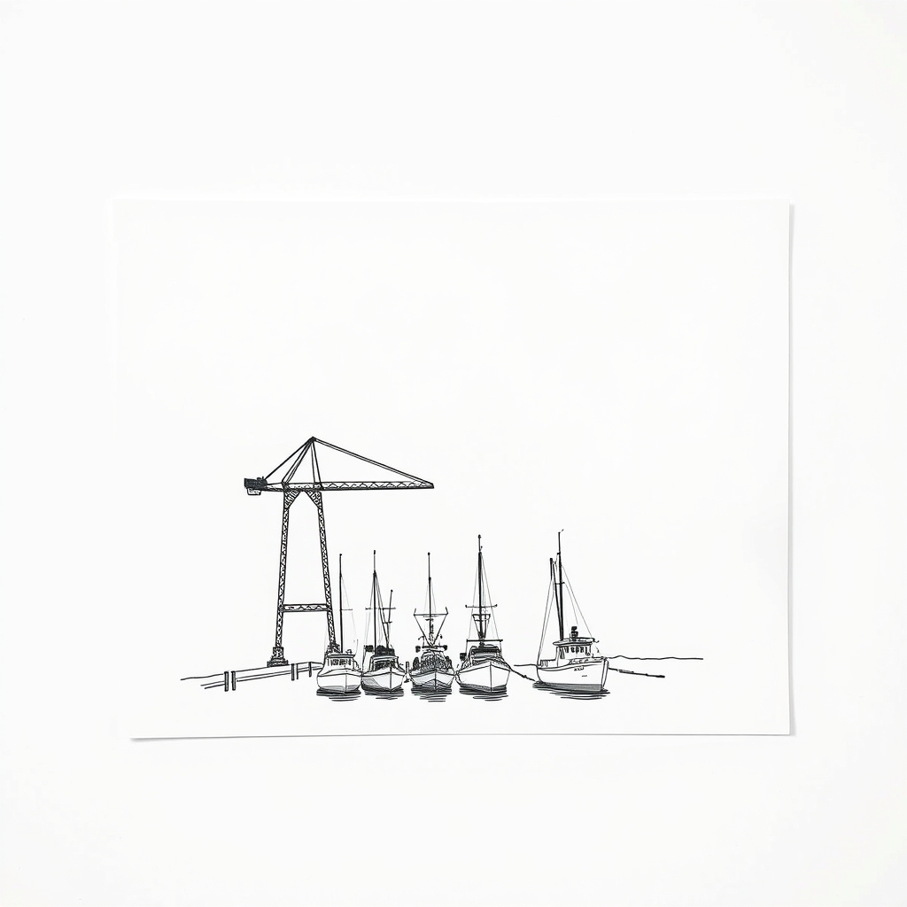 Harbour Cranes, Table Bay