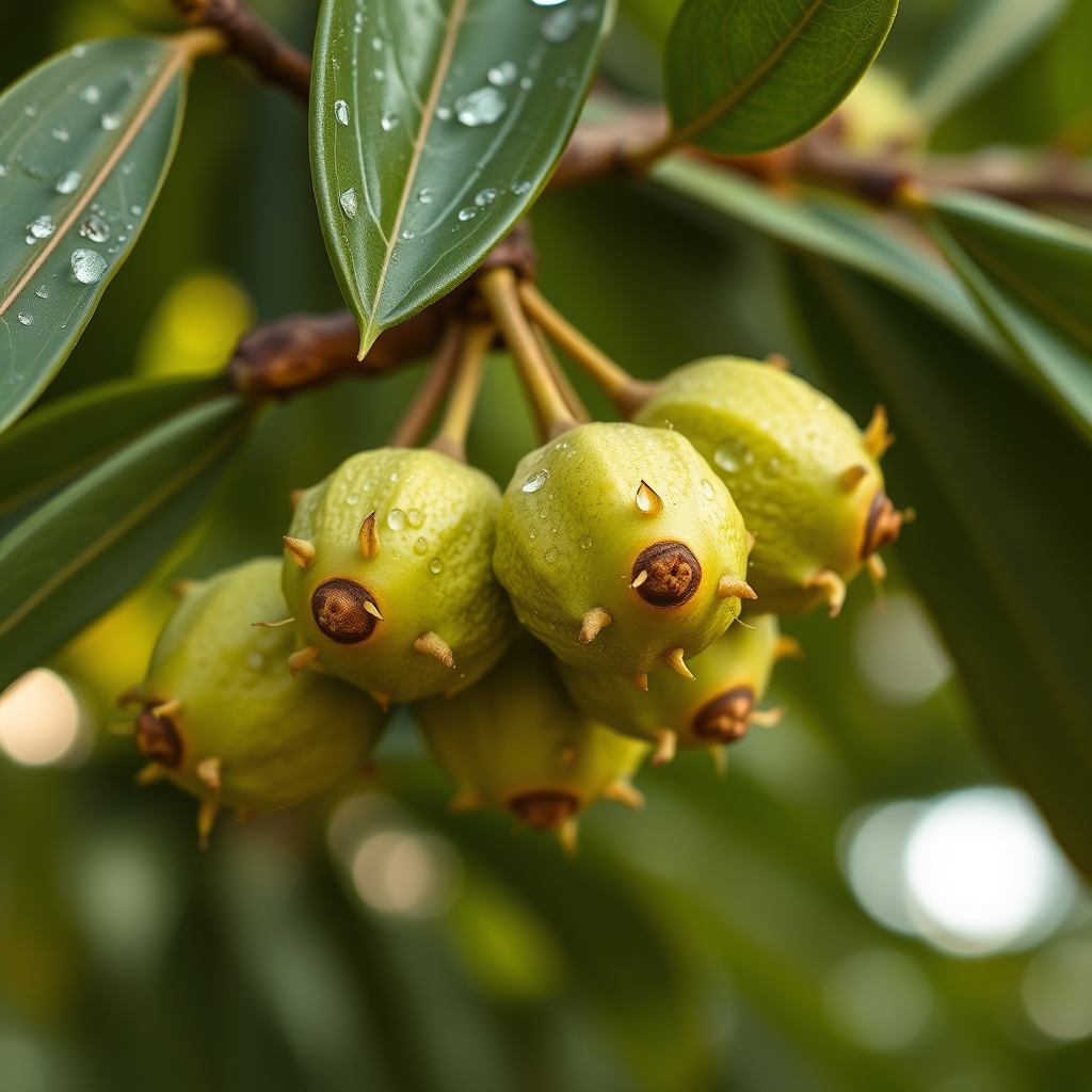 Nut fall, March