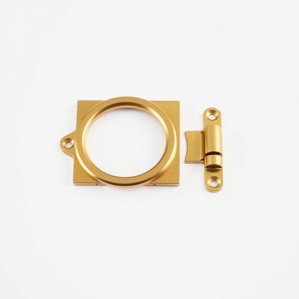 Rim latch, solid brass