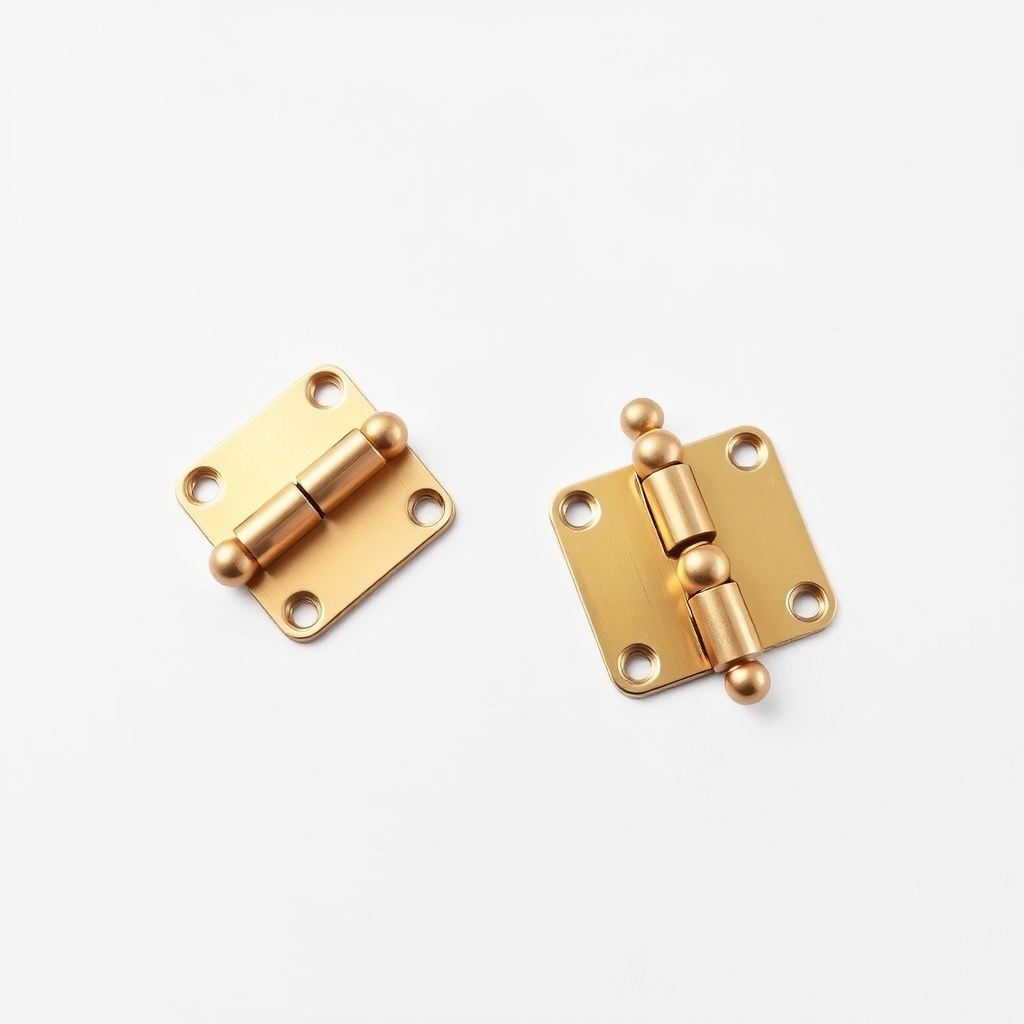 Ball-tip butt hinges, pair