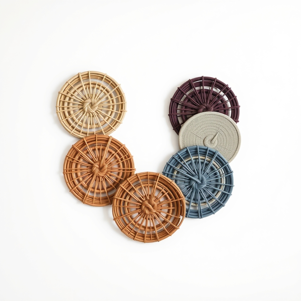 Wire Coasters, Set of Six