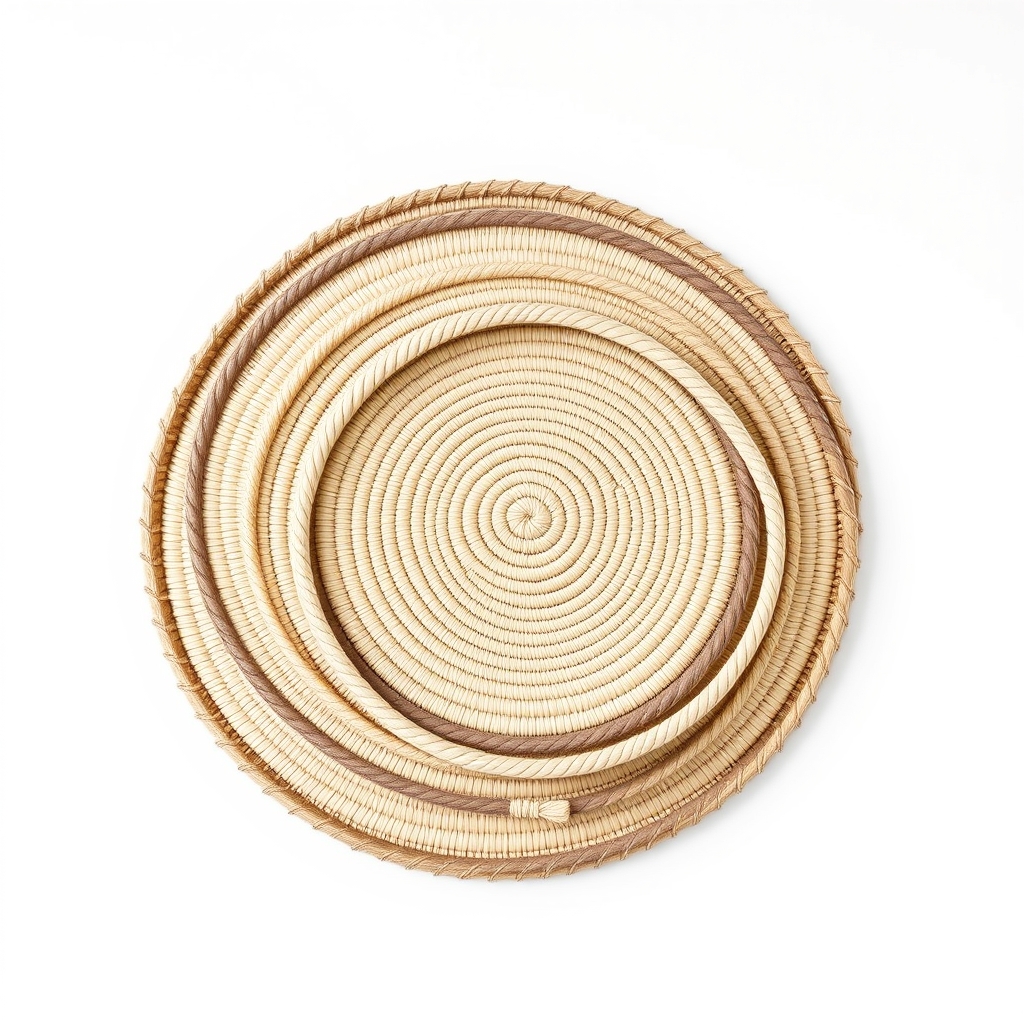 Coiled Grass Placemats, Set of Four