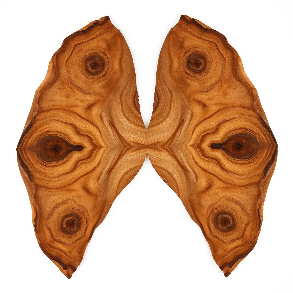 Bookmatched Burr Walnut Pair