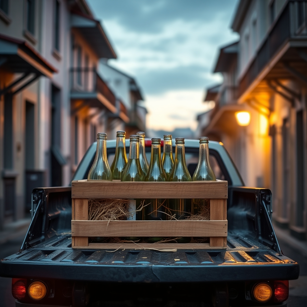 Crated for the courier