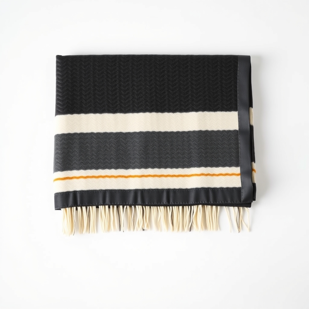 Chevron wearing blanket