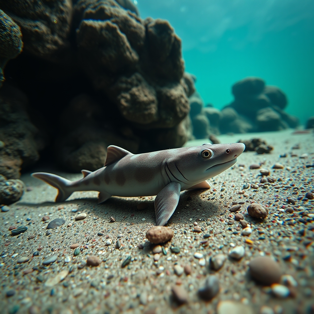 Pyjama sharks under the ledges