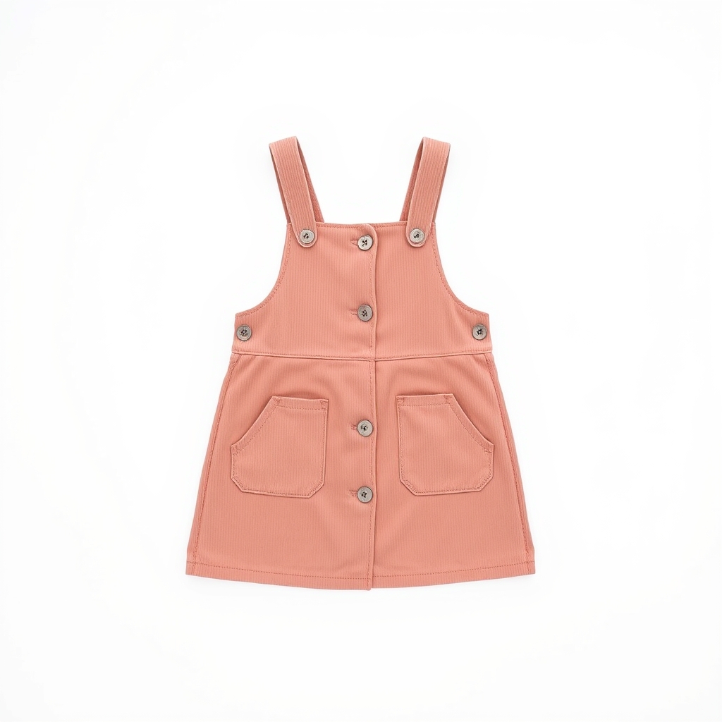 Cord Pinafore Dress