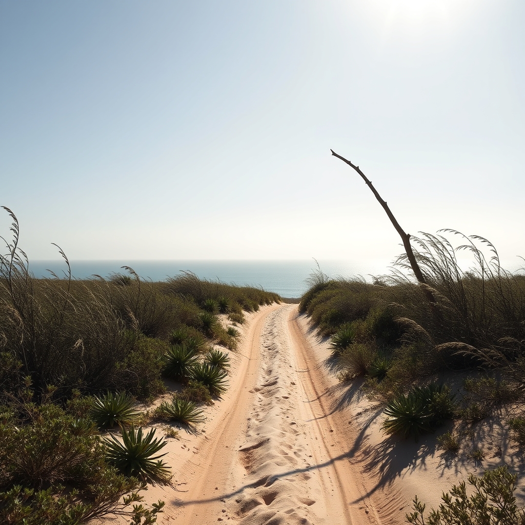 22 June — sand road to Elands Bay