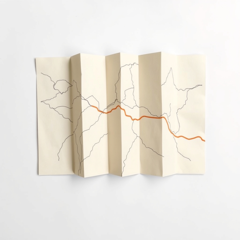 Cederberg Passes, folded sheet