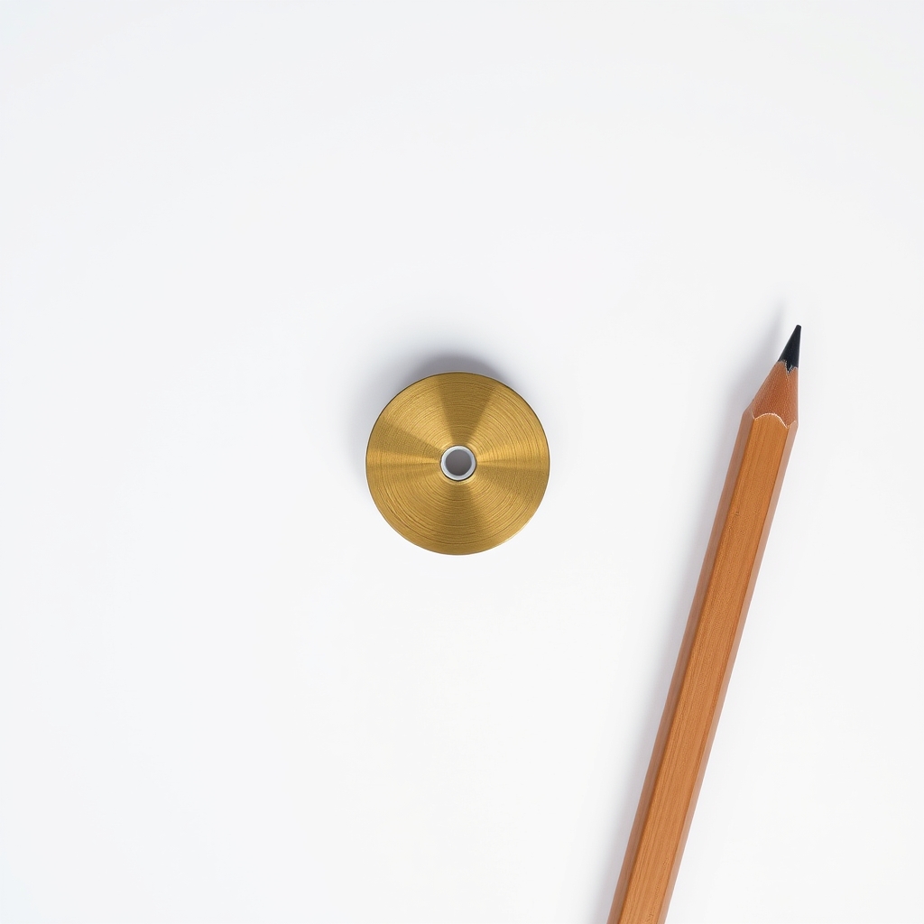 Brass roamer and pencil set