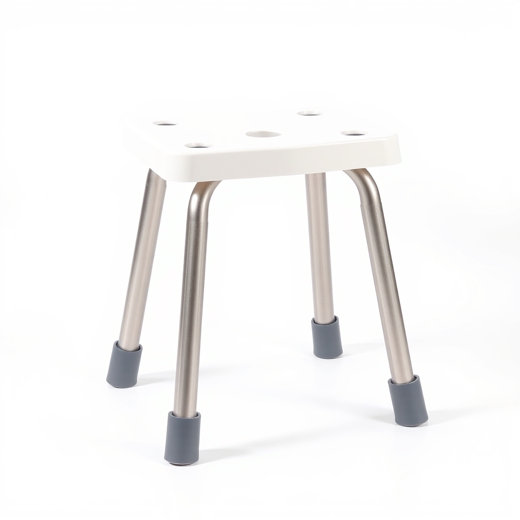 Non-slip shower stool